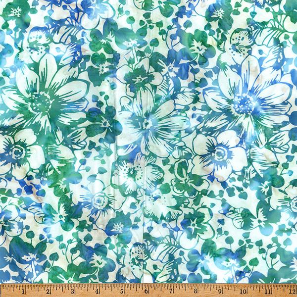 Bali_Batik-Packed_Floral_Seamist_X2651-174_Cotton_Fabric