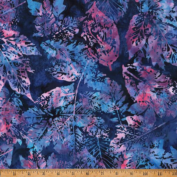 Bali_Batik-Xray_Leaves_Wisteria_X2650-229_Cotton_Fabric
