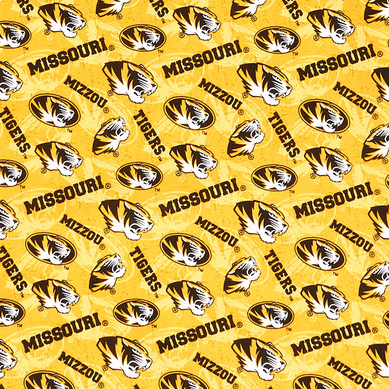 NCAA-_Missouri_Tigers_Tone_OnTone_Cotton_MO-1178_cotton_fabric