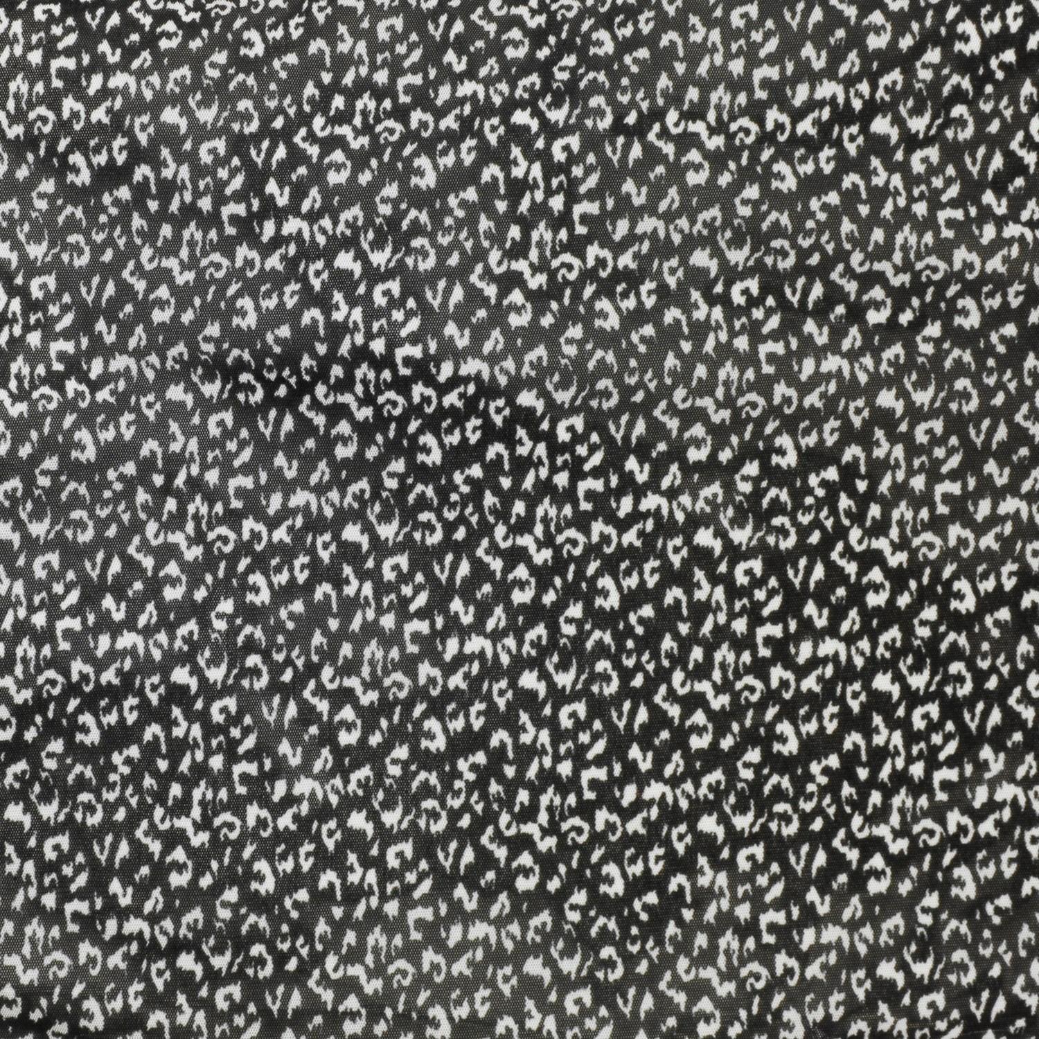 Stretch_Mesh_Print_-_BlackWhite_44217-02_Polyester_Fabric