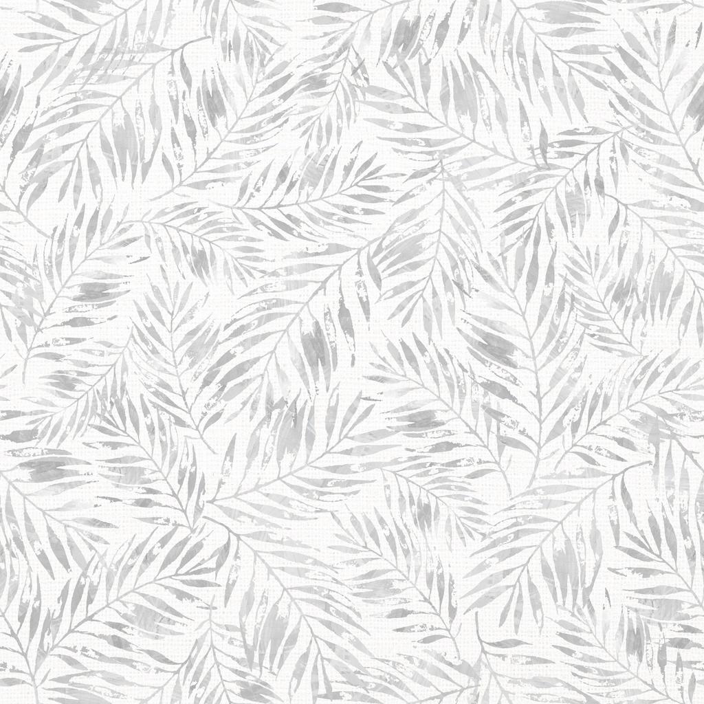 Take_Me_To_The_Sea-Palm_Leaves_Grey_W145-008-705_Cotton_Fabric