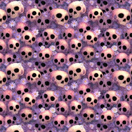 Witchypoo-Skulls_Purple_2600-31940-V_Cotton_Fabric